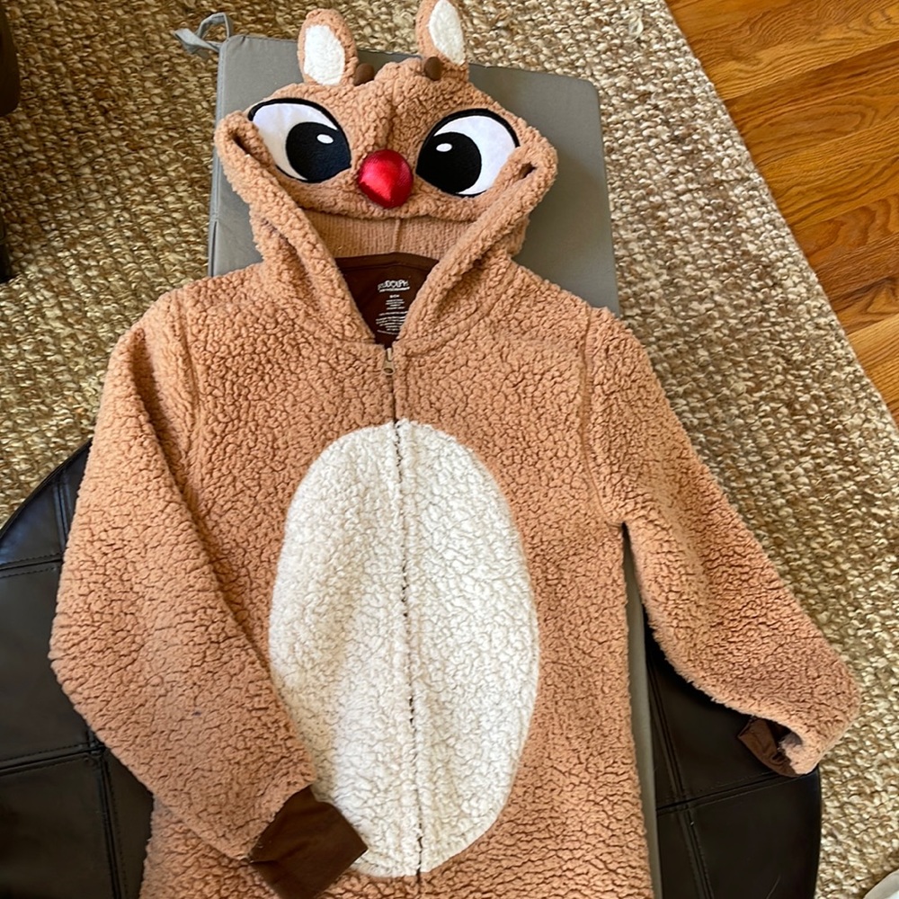 Target reindeer onesie pajamas adult s